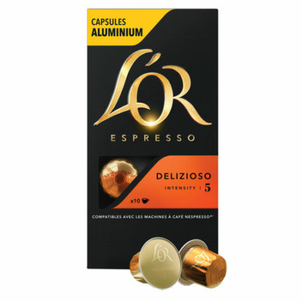 Кофе в алюминиевых капсулах L'OR "Espresso Delizioso" для кофемашин Nespresso