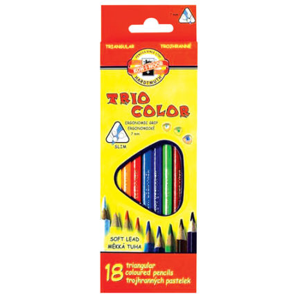 Карандаши цветные KOH-I-NOOR "Triocolor"