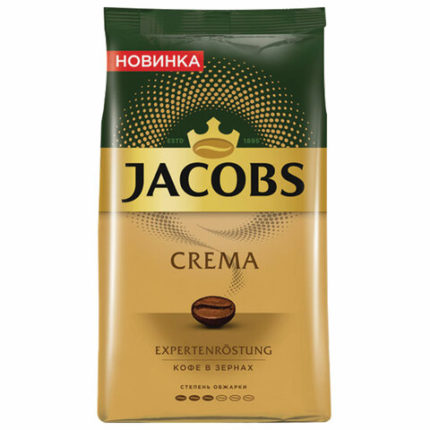 Кофе в зернах JACOBS "Crema"