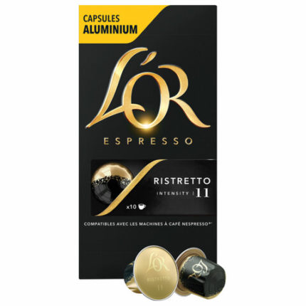 Кофе в алюминиевых капсулах L'OR "Espresso Ristretto" для кофемашин Nespresso