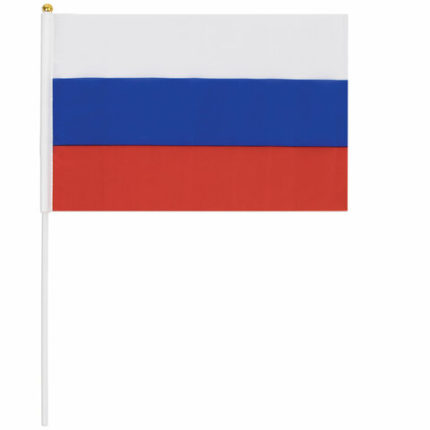Флаг России ручной 30х45 см