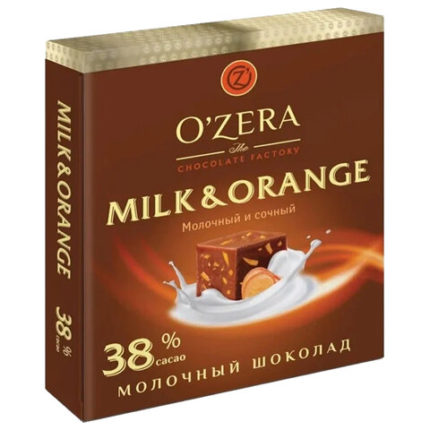Шоколад порционный O'ZERA "Milk & Orange"