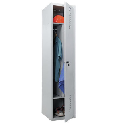 Шкаф металлический для одежды ПРАКТИК "LS-11-40D"