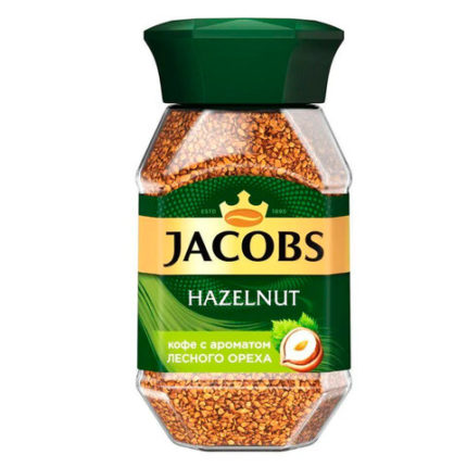 Кофе растворимый JACOBS "Hazelnut" с ароматом лесного ореха