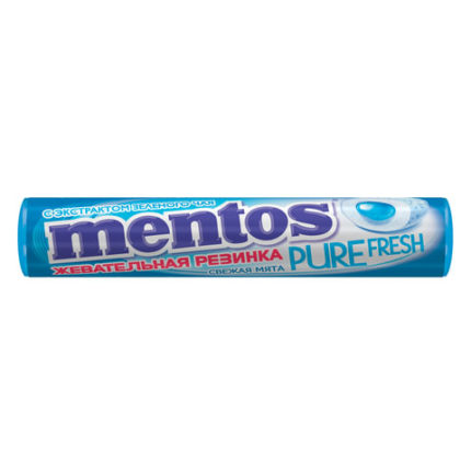Жевательная резинка MENTOS Pure Fresh (Ментос) "Ролл Свежая Мята"