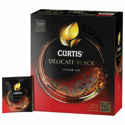 Чай CURTIS "Delicate Black" черный мелкий лист 100 сашетов