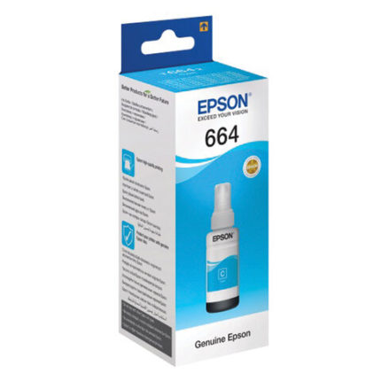 Чернила EPSON 664 (T6642) для СНПЧ Epson L100/L110/L200/L210/L300/L456/L550