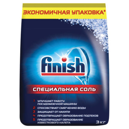 Соль от накипи для посудомоечных машин 3 кг FINISH