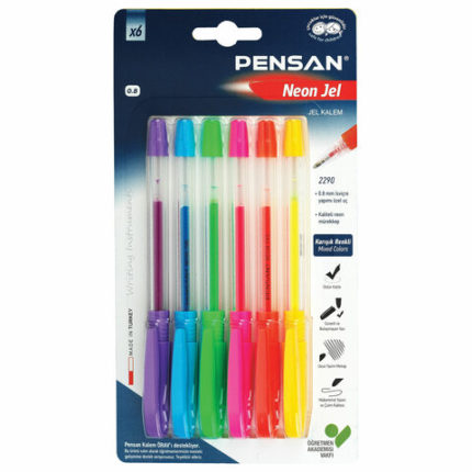 Ручки гелевые PENSAN "Neon Gel"