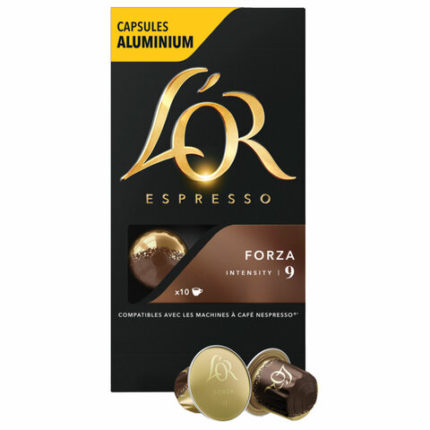 Кофе в алюминиевых капсулах L'OR "Espresso Forza" для кофемашин Nespresso