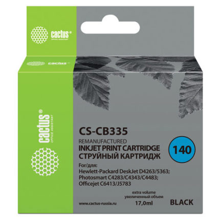 Картридж струйный CACTUS (CS-CB335) для HP C4283/C4383/J5783/Deskjet D4263
