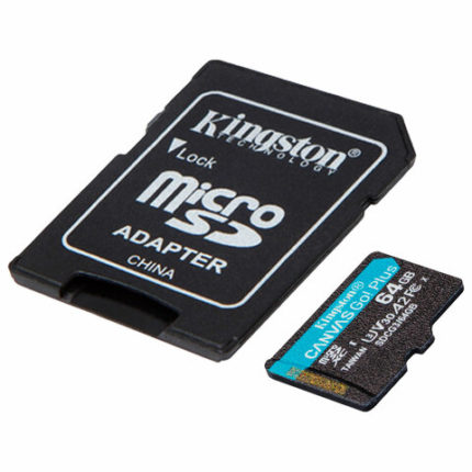 Карта памяти microSDXC 64GB KINGSTON Canvas Go Plus UHS-I U3