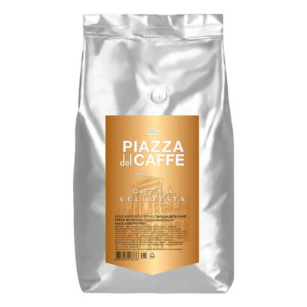 Кофе в зернах PIAZZA DEL CAFFE "Crema Vellutata"