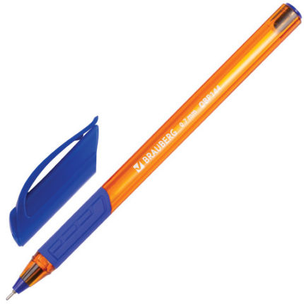 Ручка шариковая масляная BRAUBERG "Extra Glide GT Tone Orange"