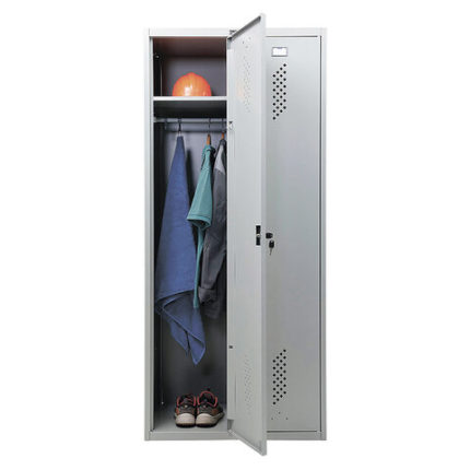 Шкаф металлический для одежды ПРАКТИК "LS-21-80"