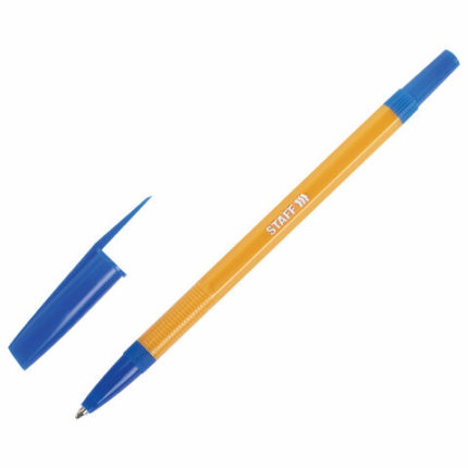 Ручка шариковая STAFF "Basic BP-03 Orange"