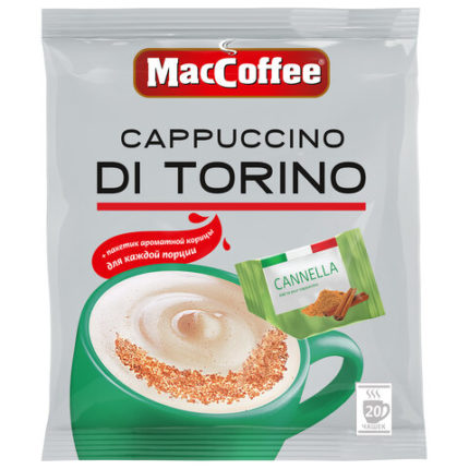Кофе растворимый порционный MacCoffee "Cappuccino di Torino"