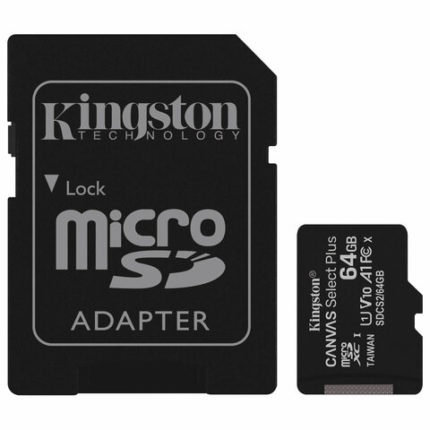 Карта памяти microSDXC 64 GB KINGSTON Canvas Select Plus