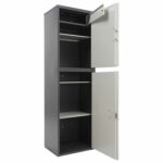 Шкаф металлический для документов AIKO "SL-150/2ТEL" ГРАФИТ, 1490х460х340 мм, 36 кг, S10799152902 — изображение 2