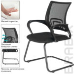 Кресло для приемных и переговорных BRABIX "Fly CF-100", черное, 532087 — изображение 11