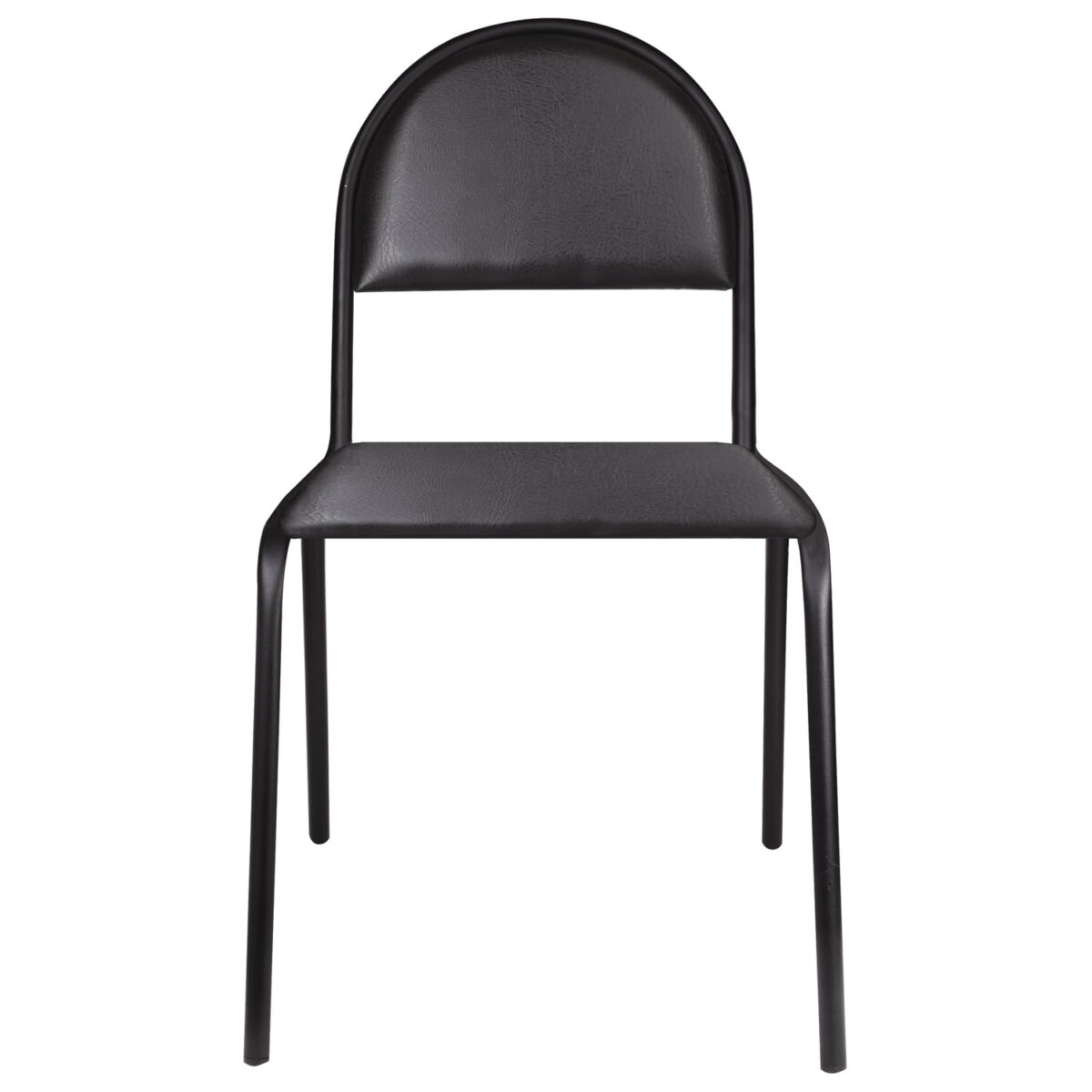 Стул для посетителей "Серна", черный каркас, кожзаменитель черный, СМ 7/22 К-01 — изображение 2
