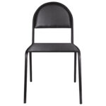 Стул для посетителей "Серна", черный каркас, кожзаменитель черный, СМ 7/22 К-01 — изображение 2