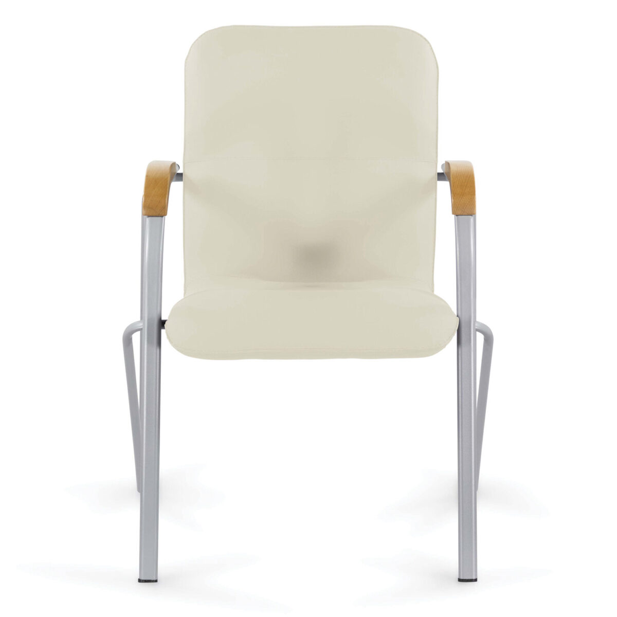 Кресло BRABIX "Samba CF-106 BOX-2", серый каркас, накладки "бук", кожзам бежевый, разобрано, 532764 — изображение 2