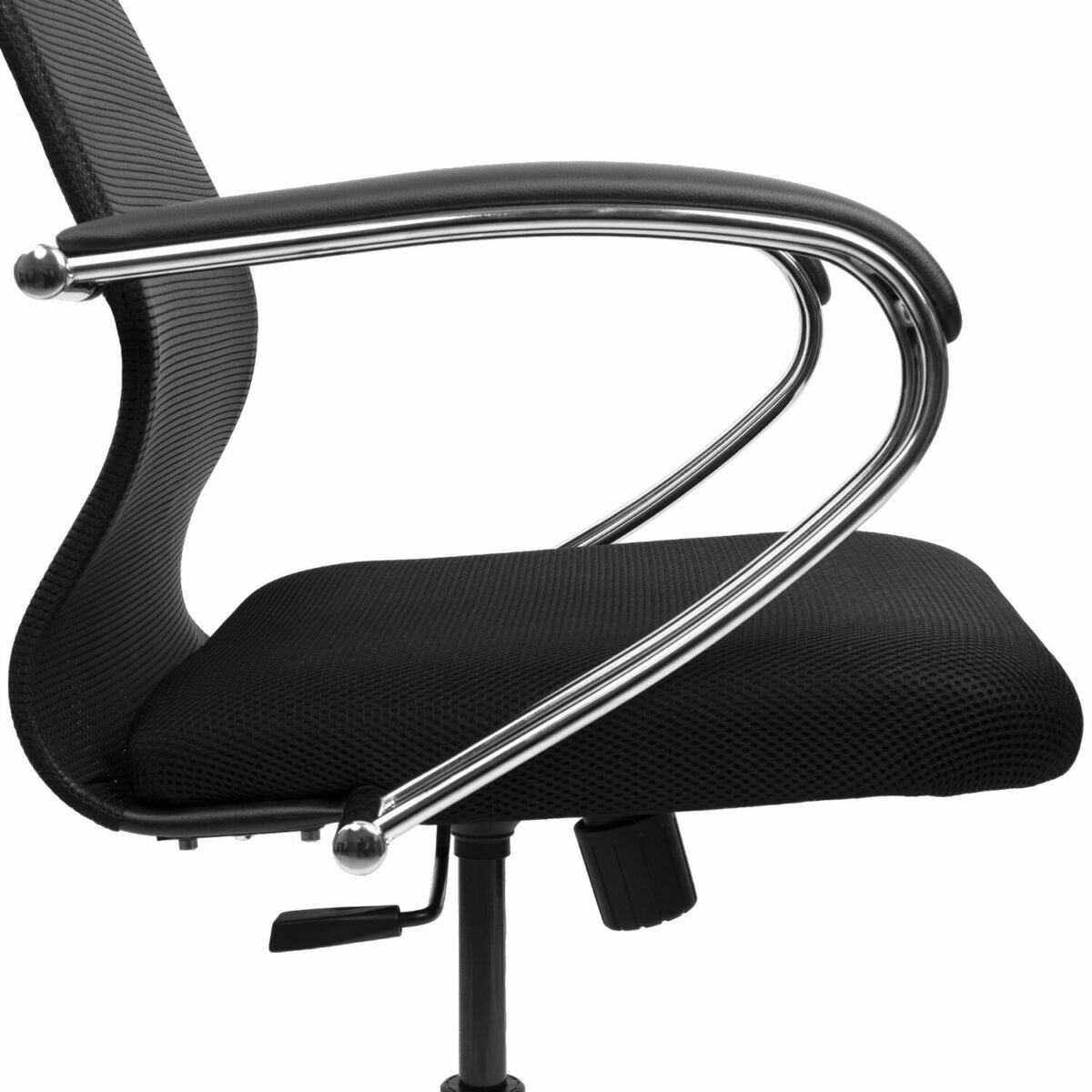 Кресло BRABIX PREMIUM "Ultimate EX-800" хром, плотная двойная сетка Х2, черное, 532911 — изображение 16