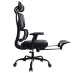 Кресло BRABIX PREMIUM "Venom GM-530", подножка, синхромеханизм, экокожа/сетка, черное/серое, 532951 — изображение 9