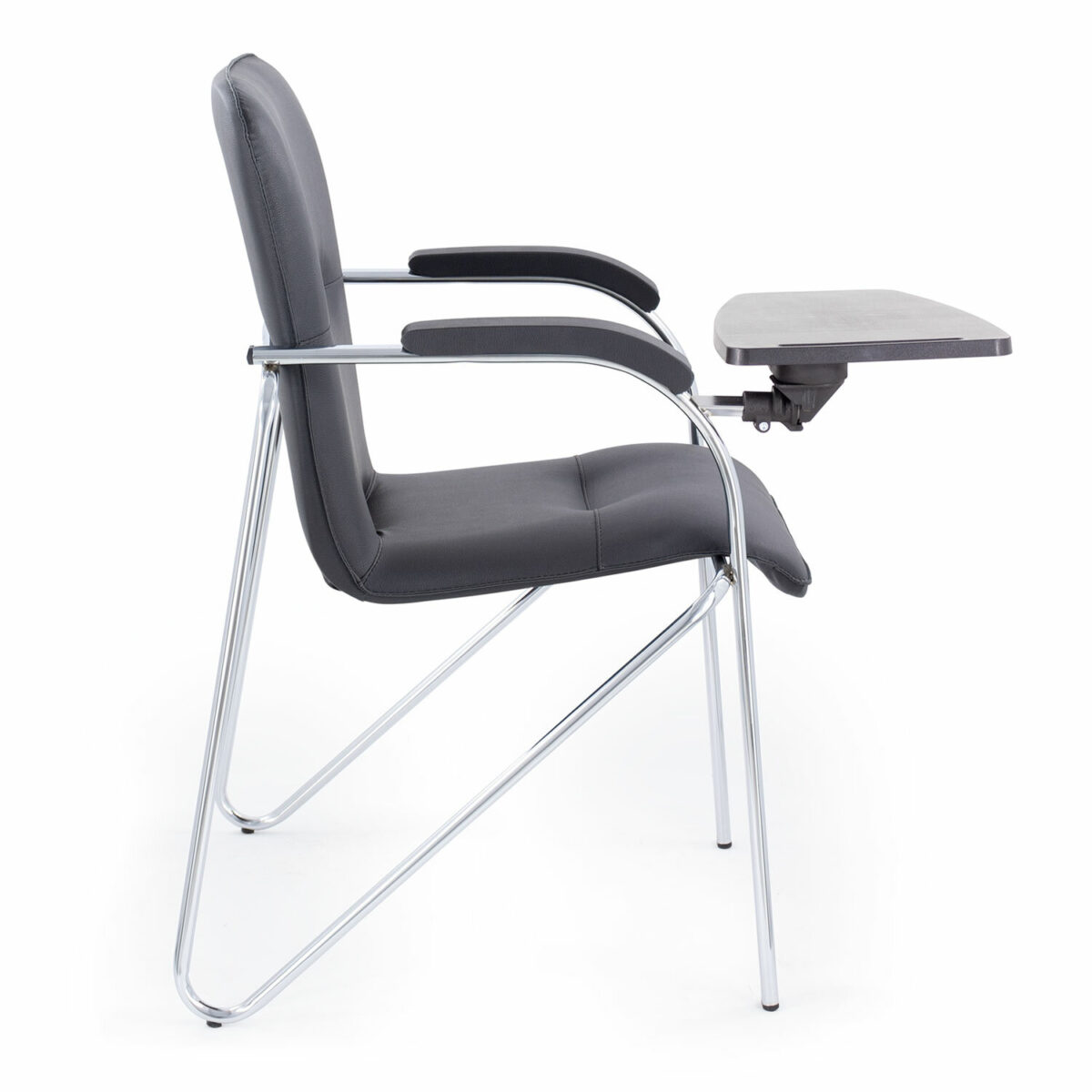 Кресло со столом BRABIX "Samba CF-108 BOX-2", хром каркас, кожзам черный, разобрано, 533218 — изображение 4
