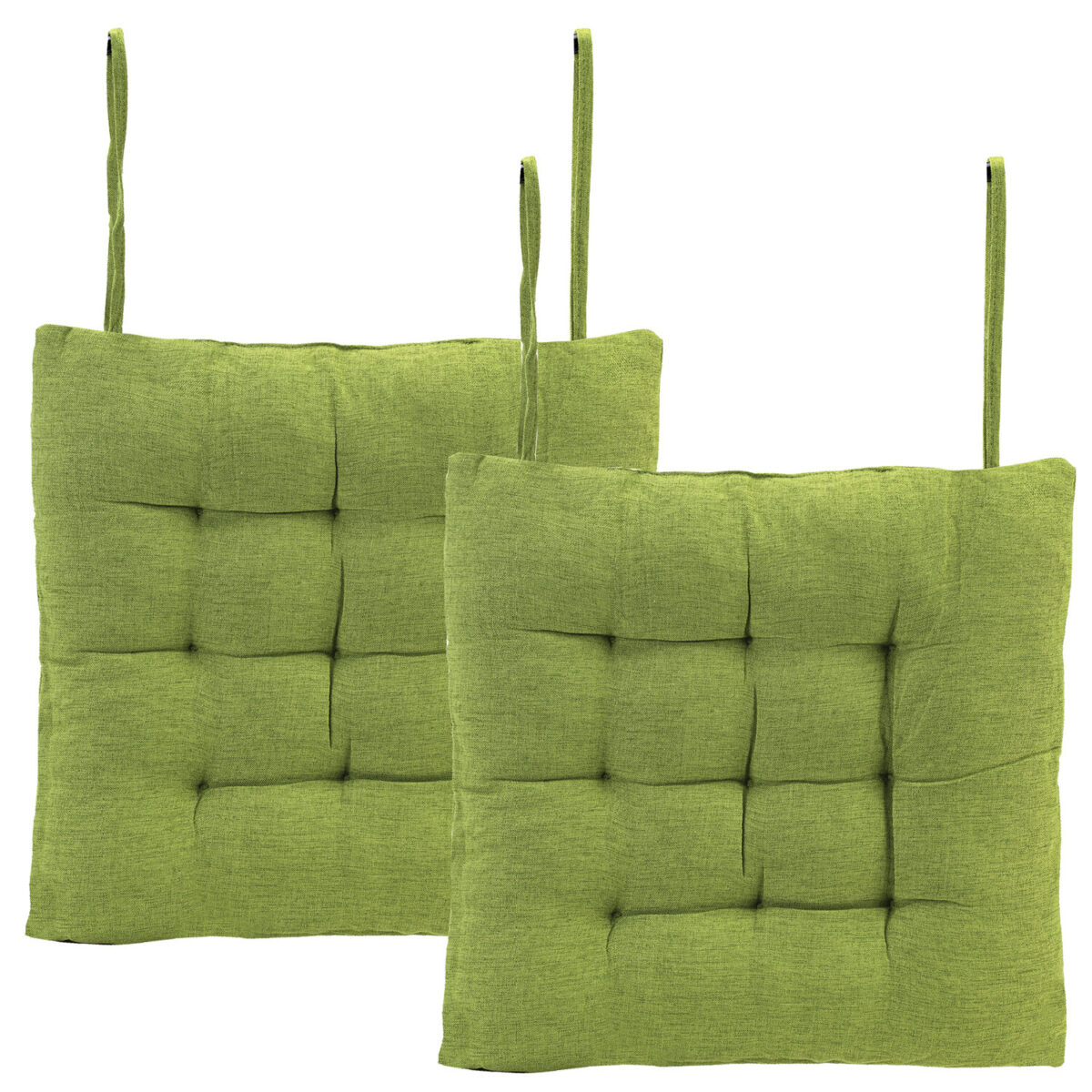 Подушка на стул "РОГОЖКА", 40x40 см, полиэстер, зеленая, PRIMILA (ПРИМИЛА) LUX, 700500 — изображение 7