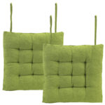 Подушка на стул "РОГОЖКА", 40x40 см, полиэстер, зеленая, PRIMILA (ПРИМИЛА) LUX, 700500 — изображение 7