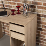 Стол письменный/компьютерный BRABIX "Scandi CD-017", 900х450х750 мм, 2 ящика, дуб сонома, 641895, ЦБ013706-2 — изображение 7