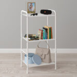 Стеллаж на металлокаркасе "Валенсия-13", 455х300х855 мм, 3 полки, белый, СТВ13 Б — изображение 3