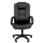 Кресло офисное Chairman CH 600 LT, экокожа, черное, 7158667 — изображение 3