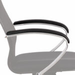 Накладки мягкие на подлокотники кресел BRABIX/Метта серии EX-800, BK, BP, BC, LK, КОМПЛЕКТ 2 шт., экокожа, черные — изображение 2