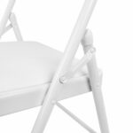 Стул складной BRABIX "Golf Plus CF-003 КОМФОРТ", белый каркас, кожзам белый, 532888 — изображение 11