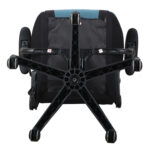 Кресло компьютерное BRABIX "GT Racer GM-100", две подушки, ткань, черное/голубое, 531818 — изображение 9