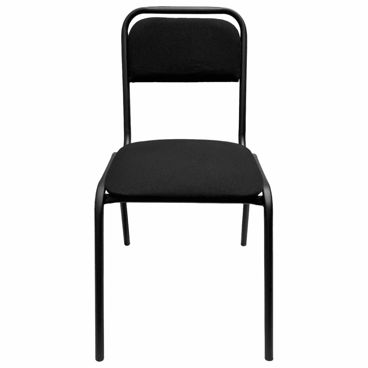 Стул для посетителей РС42, черный каркас, ткань черная — изображение 3
