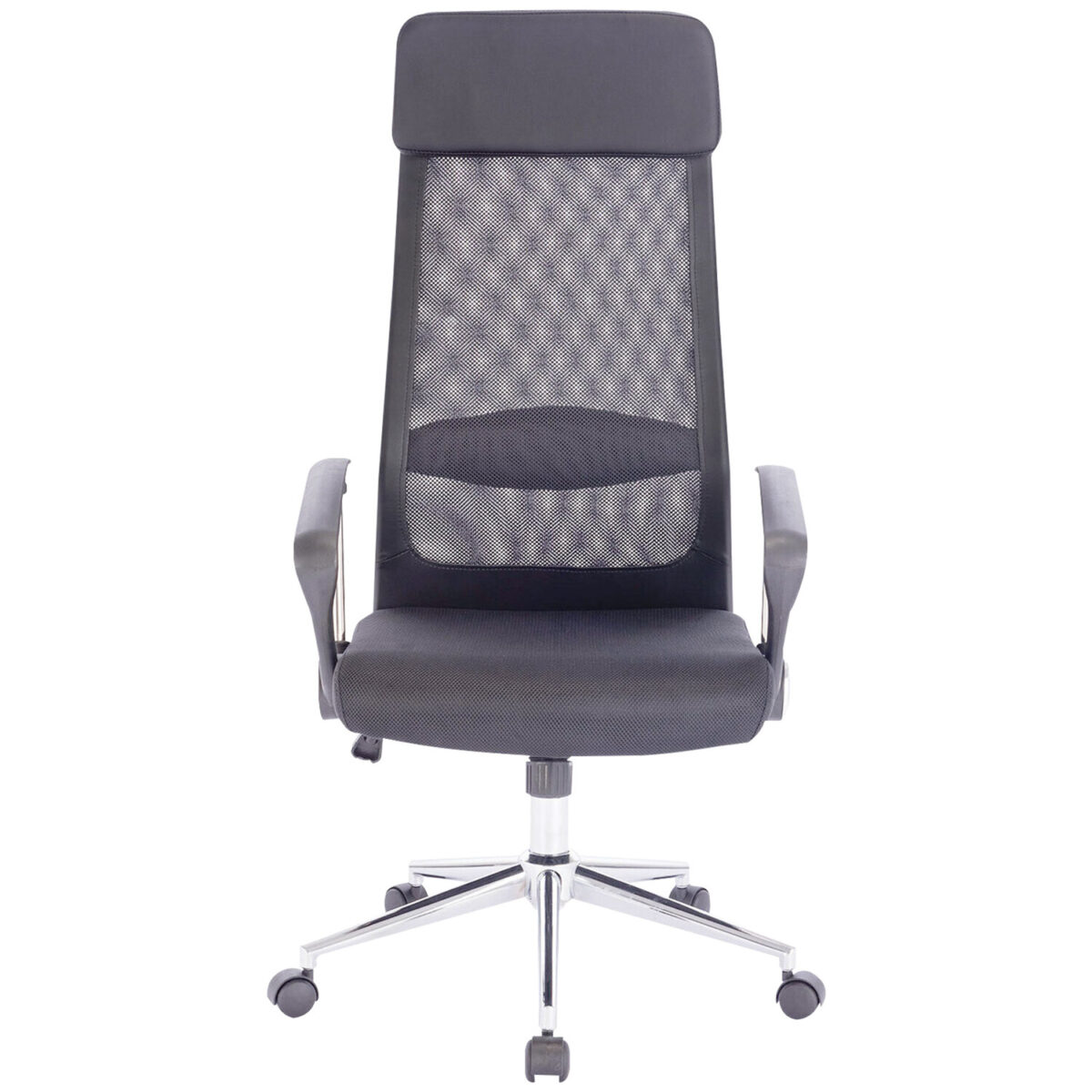Кресло офисное BRABIX "Flight R EX-541", хром, ткань TW, сетка, черное/серое, 532518 — изображение 3