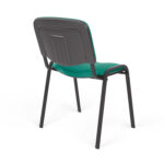 Стул для персонала и посетителей "ИЗО", черный каркас, ткань зеленая, В-27/С-34 — изображение 5