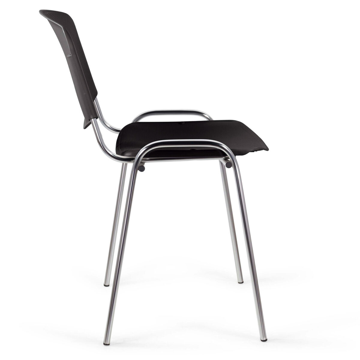 Стул STAFF "Iso Plast CF-009", хром каркас, пластик черный, 532571 — изображение 4