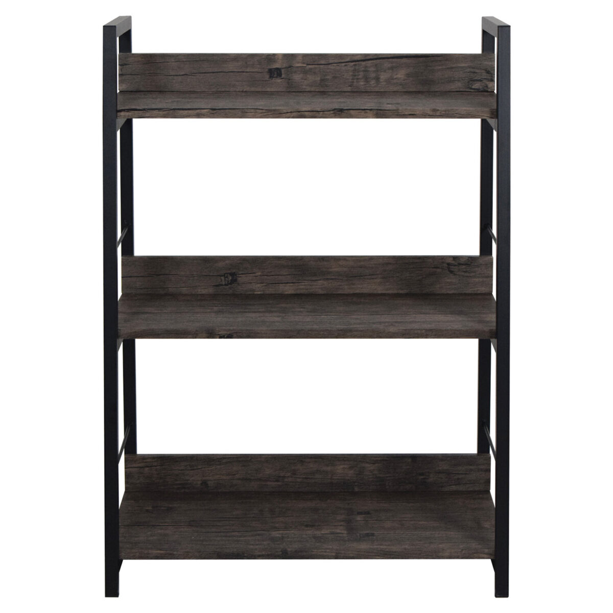 Стеллаж на металлокаркасе BRABIX "LOFT SH-002", 600х350х845 мм, цвет морёный дуб, 641231 — изображение 3