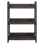 Стеллаж на металлокаркасе BRABIX "LOFT SH-002", 600х350х845 мм, цвет морёный дуб, 641231 — изображение 3