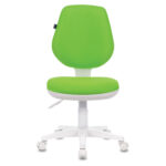 Кресло детское BRABIX "Fancy MG-201W", без подлокотников, пластик белый, салатовое, 532414, MG-201W_532414 — изображение 3