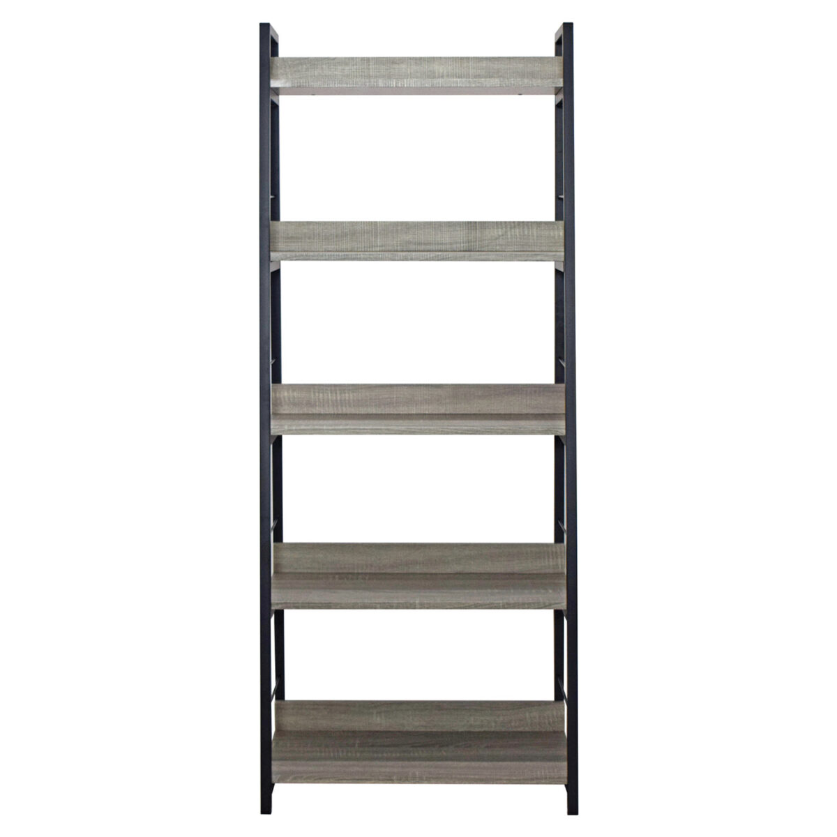 Стеллаж на металлокаркасе BRABIX "LOFT SH-003", 600х350х1500 мм, 5 полок, цвет дуб антик, 641235 — изображение 3