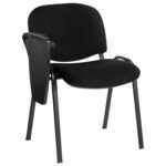 Стол (пюпитр) для стула "ИЗО", для конференций, складной, пластик/металл, черный — изображение 3