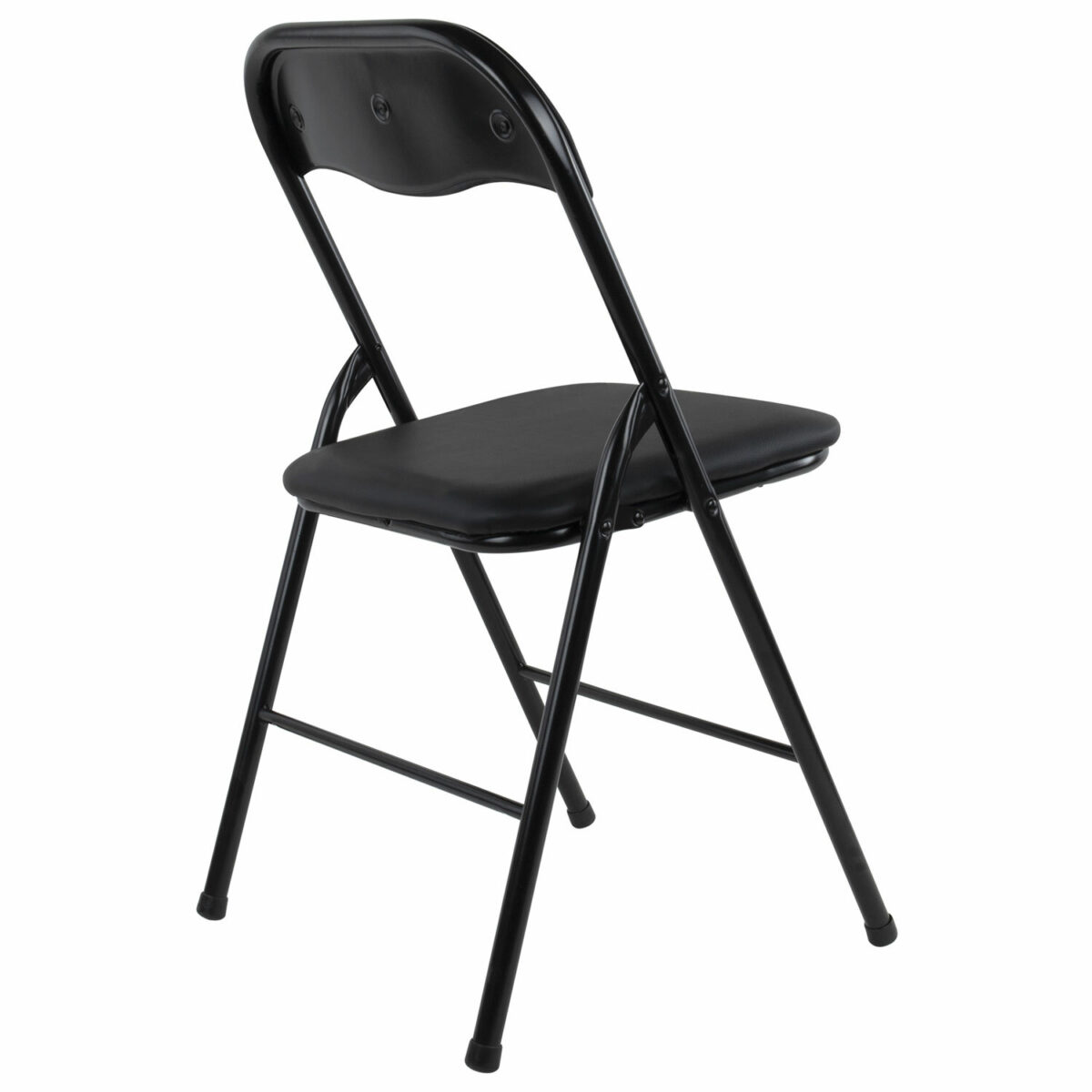 Стул складной BRABIX "Golf CF-007", черный каркас, кожзам черный, гофрокороб, 533024 — изображение 7