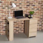 Стол письменный/компьютерный BRABIX "Scandi CD-016", 1100х500х750 мм, 4 ящика, дуб сонома, 641892, ЦБ013707-2 — изображение 3