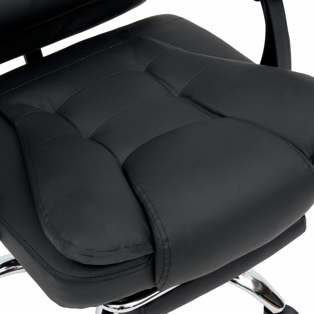 Кресло офисное CROMEX (КРОМЕКС) "Lounge MS-007", подножка, 6 массажных модулей, экокожа, черное, 532960 — изображение 14